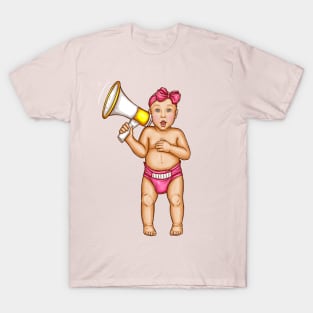 Noisy Baby Funny Pop Art T-Shirt